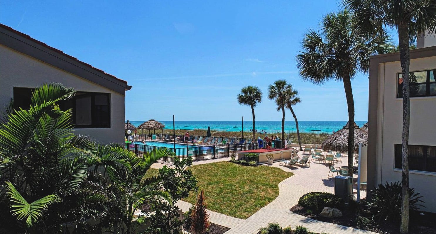 Longboat Key resort beach setting