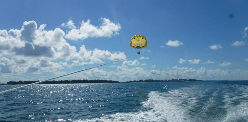 Parasailing near Longboat Key