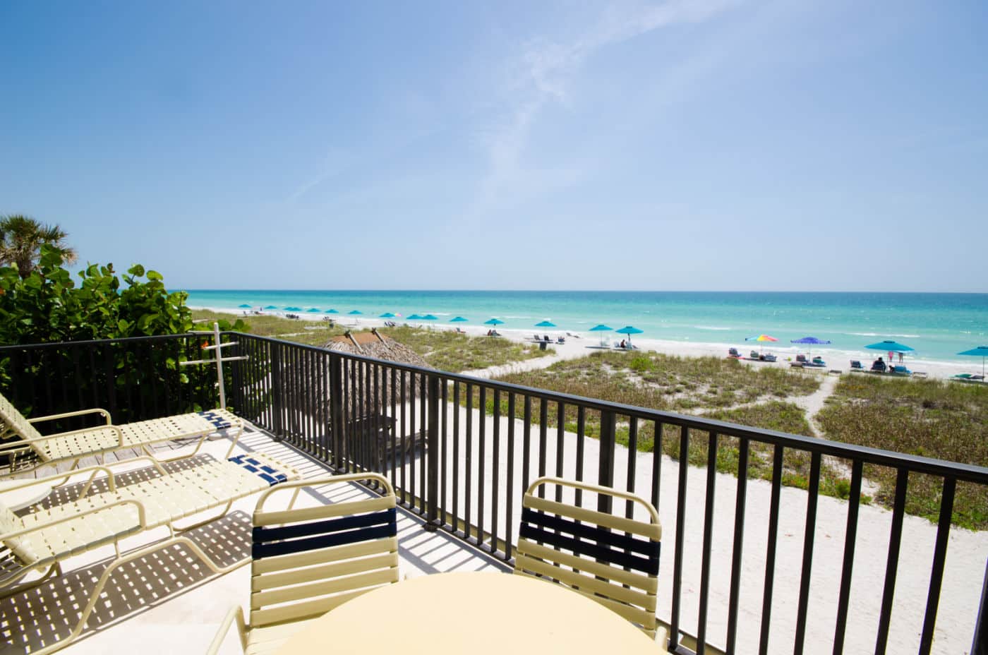 Family-friendly Casa Del Mar beach view